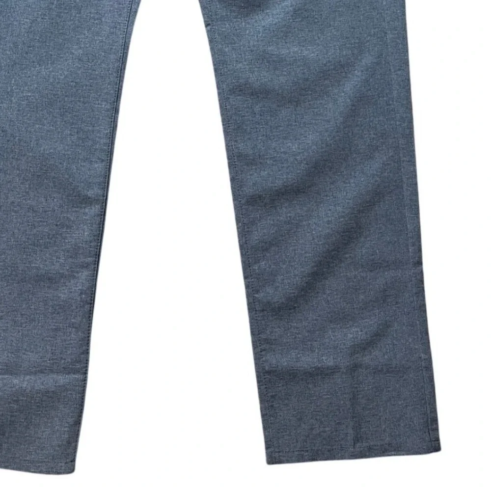 Bonobos Golf Pants Men 34x32 Blue Slim Fit Heathered Stretch Waistband 5-Pocket